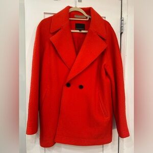 100% Wool shell Banana Republic coat (with lining)